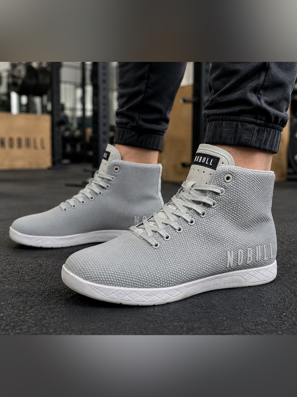 NOBULL Outwork High Top Cross Training Shoes Gray Men’s 10.5